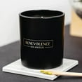 thumbnail image 2 of Benevolence LA Matte Black Scented Candles - Bergamot & Jasmine (6 oz), 2 of 7