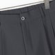 thumbnail image 4 of Pantalones de traje de nueve centavos para hombre, de poliéster, con cintura elástica lateral, botones, bolsillos, color liso, a la moda, 4 of 6