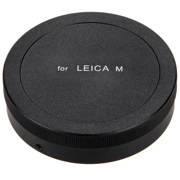 Fotodiox Premium Rear Lens Cap for Leica M Lenses, Black