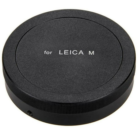 Fotodiox Premium Rear Lens Cap for Leica M Lenses Black