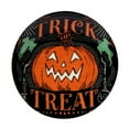 thumbnail image 2 of Certified International Scaredy Cat Multicolored Earthenware Canape Plate Round 6 in. Assorted (Set of 4), 2 of 4