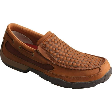

Men s Twisted X MDMS017 Driving Moc Oiled Saddle/Brown Leather 11.5 W