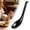 Black, variant on KUMHONW Asian Soup Spoon 1pcs with Long Handle Easy to Hold,Unbreakable Plastic Japanese Spoon for Ramen,Chinese and Vietnamese Wonton,Pho Dumpling Miso,Rice,Soba,Noodle Soup Spoons