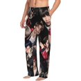thumbnail image 2 of Men's SKZ Stray Korea Ki Pajama Pants Lounge Sleepwear PJ Bottoms with Drawstring Pockets, 2 of 8