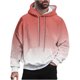 thumbnail image 2 of Sudadera con capucha para hombre, estilo casual, con cuello redondo, estampado, manga larga, blusa de poliéster, 2 of 6