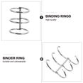 thumbnail image 5 of Tineasur Iron Binding Coils for Notebooks, 20 Pieces, and Practical, Simple Design for Writing and Office Use, 5 of 6