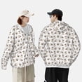 thumbnail image 3 of KLL Pugs Print Men's Women’s UPF 50+ Sun Protection Outdoor Hoodie Jacket Long Sleeve Fishing Hiking Performance Shirt-XX-Large, 3 of 6