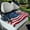 Retro American Flag, variant on Xoenoiee Circle Floral Golf Pattern Golf Cart Seat Towel Protector Anti-Hot Portable Decorative Golf Cart Cover Universal for Most 2-Person Seats Club Car Accessories