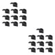thumbnail image 1 of Monstrate Pack of 10 Plastic Baseball Cap Rack Wall-mounted Door Office Back Home Holder Display Hat Hook Storage Pre-drilled Hanger 2piezas, 1 of 6