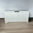 thumbnail image 6 of 39.4" Top Open Cat Litter Box Enclosure Furniture, Cat Washroom, Hideaway Litter Box for Large Cats, White, 6 of 11