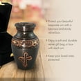 thumbnail image 2 of Bronze Cross Urns for Cremation Ashes Large Urn XL or Small Keepsake Urns for Adult Cremation Ashes & Urns for Human Ashes for Home or Burial Cremation Urns, 2 of 10