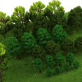 thumbnail image 4 of Tachiuwa 28pcs Mini Model Trees HO OO Scale Railroad Diorama Scene Garden Landscape Set 4, 4 of 9