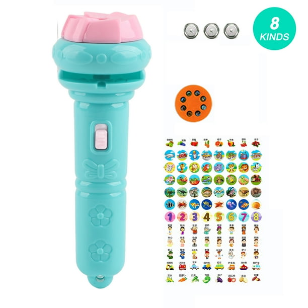 Linterna Proyector, Linterna Proyector para Niños Linterna Proyector Diferente Linterna Juguete Linterna Juguete Educativo Excelencia Verdadera