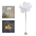 thumbnail image 1 of Stable Ostrich Plume Floor Lamp Iron Art 61 Inch LED USB Stepless Dimmable Modern Decorative Standing Lamp for Reading  Work  or Relaxation, 1 of 7
