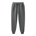 thumbnail image 3 of Pantalons de Survêtement pour Femmes avec Poches Bas Resserré à Cordon Jambe Droite Pantalons de Survêtement Confortables 2023 Pantalons Amples en Coton Jogger Noir 2TG, 3 of 5