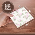 thumbnail image 7 of 3dRose, Vintage pink roses pattern - rose flowers on light cream damask - shabby chic Sun-Faded look floral, Set of 4 Ceramic Tile Coasters, 7 of 7