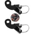thumbnail image 1 of 2pcs Bicycle Attachment Adapter Bicycle Trailer Tow Head Adapter (Black), 1 of 5