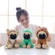 thumbnail image 3 of Cute Animal Pug Dog Plush Doll Toys Dogs Cosplay Dinosaur Rabbit Elephant Sheep Leopard Stuffed Dolls, 3 of 4