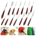 thumbnail image 4 of Herramientas de mezcla del color del acero inoxidable de las espátulas de la pintura al óleo del arte 14pcs para pintar, 4 of 4