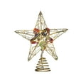 thumbnail image 6 of Christmas Tree Topper Star with Lights Iron Five Pointed Star Tree Top Decoration for Xmas Tree Easy Clip On Installation(Multicolor), 6 of 6