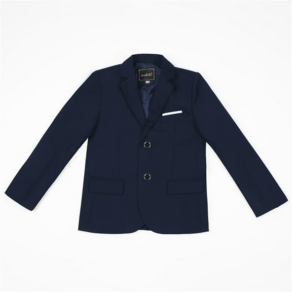 Teen Boys Suit Jacket Long Sleeve Jacket Blue Suit Jacket Blazer For Boys Boys Jackets Boys Suit Size 10-12 Years Formal Outfits