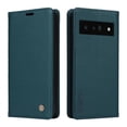 thumbnail image 5 of Funda para Google Pixel 6 Pro Estuche de Cuero PU Tipo Cartera con Ranuras para Tarjetas y Cierre Magnético, 5 of 5