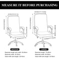 thumbnail image 2 of Funda para silla de oficina para adultos, funda elástica giratoria para silla de oficina, fundas modernas universales extraíbles, protector para silla de oficina (gris, L), 2 of 5