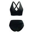 thumbnail image 3 of Bovxnpu Women's Bikini Swimsuits Cheeky Bikini Set, Women's Comfortable And Swimwear Printed Split Style Swimsuits Set Ladies Summer Swimwear Beach Vacation, 3 of 3