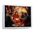 thumbnail image 2 of Designart Christianity framed wall art decor, Christianity framed wall Art, Supper Christianity Last framed wall art , Extra large Traditional White Framed Wall Art, White Color Frame, 2 of 5