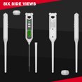 thumbnail image 3 of HABOTEST Waterproof Digital Meat Thermometer with Stainless Steel With LCD Display Probe-Digital Food Probe for Kitchen/BBQ, 3 of 13