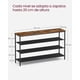 thumbnail image 5 of Estante Zapatero de 4 Niveles, Estante para Zapatos, 120 x 30 x 71 cm, Marco de Metal, Tela de Poliéster, Marrón Rústico y, 5 of 9