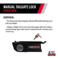 thumbnail image 4 of Cerradura manual para compuerta trasera Pop & Lock para Dodge Ram 1500-3500, 4 of 7