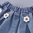 thumbnail image 5 of Cethrio Girls Cotton Outfit Sets, Cute Short Sleeve 2 Piece T-shirts and Denim Shorts Sets Black Size 2-3T, 5 of 5