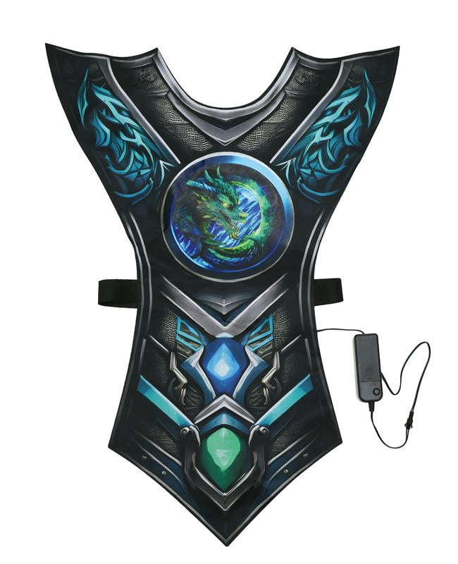 Light Up Dragon Ninja Costume for Children, Boys, Medium (8), by Way to Celebrate