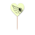 thumbnail image 1 of Dessin à la Main Coque de Conque Cure-Dent Drapeaux Coeur Lable Cupcake Pics, 1 of 3