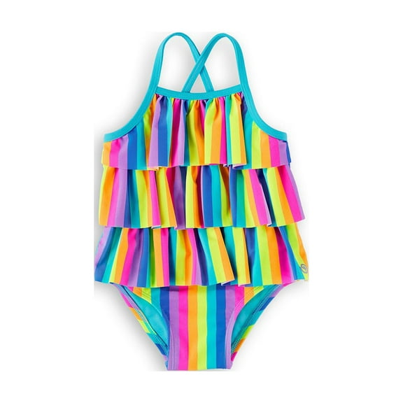 Stripe Festival Baby and Toddler Magnetic One-Piece