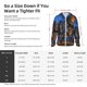 thumbnail image 5 of Fotbe Starry Night Charging Dinosaur Chaqueta con Protección Solar UPF 50+ para Hombre y Mujer, Camisa con Capucha y Bolsillos-Small, 5 of 7