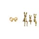 thumbnail image 1 of Tirador De Latón Con Forma De Lazo Para Muebles, Cajón De Cocina, Armario, Cómoda, Baño, Figura De Conejito, Estatua, Escritorio, Centro De Mesa, Adorno, Escultura De Animal, Decoración De, 1 of 8
