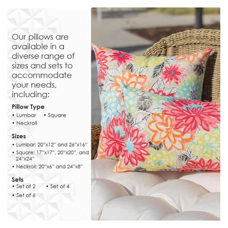 Set of 2 Indoor Outdoor Square Decorative Throw Toss Pillows Black and White Aztec Geometric Choose Size 17 Walmart