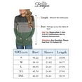 thumbnail image 7 of ADREAMLY Color Block Long Sleeve Hoodie Sweatshirts for Female with Pocket, 7 of 7