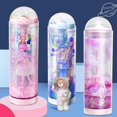 thumbnail image 3 of Estuche para lápices de pie con elevación de arena movediza Kawaii Tumbler para estuche de gran capacidad Hol,C, 3 of 5