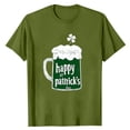 thumbnail image 3 of Mens St Patricks Day Shirt Irish Lucky Shamrock Print T Shirt Clover Saint Patricks Day Short Sleeve Tee Tops, 3 of 4