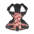 thumbnail image 3 of Kdxio Cute French Bulldog Print No Pull Dog Harness Adjustable Reflective Oxford Easy Control Medium Large Dog Harness for Training and Everyday-Small, 3 of 8