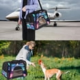 thumbnail image 7 of Dragonfly Luxury Cat Carrier Bag - Sherpa Lined Pet Travel Tote, 900D Oxford Cloth Fabric, Breathable Nylon Webbing - Portable Cat Accessories, 7 of 7