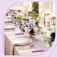 thumbnail image 3 of Ventiladores de mano plegables de papel JOHOUSE, color morado, 20 cm, 12 paquetes, 3 of 6