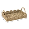 thumbnail image 2 of Bandeja Household Essentials tejida a mano con hierba marina natural, 2 of 8