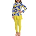 thumbnail image 1 of Tauxra Long Sleeve Swimsuit for Women 2 Piece Rash Guard with Skirted Bottom, Upf 50 Full Coverage Bathing Suit Set with Pants, Long Sleeve Rash Guard and Skirt Swimsuit for Women Summer, 1 of 5