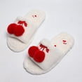 thumbnail image 5 of SBYOJLPB Women's Winter Slipper with Plush Decoration Casual Indoor Open-Toe Slippers, 5 of 8