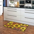 thumbnail image 5 of Dreamtimes 39x20 Inch Area Rug Sunflower Flowers Door Mat Washable Non-Slip Throw Floor Carpet Comfort Standing Mat for Kitchen, Floor, Office, Sink, Laundry, 5 of 6
