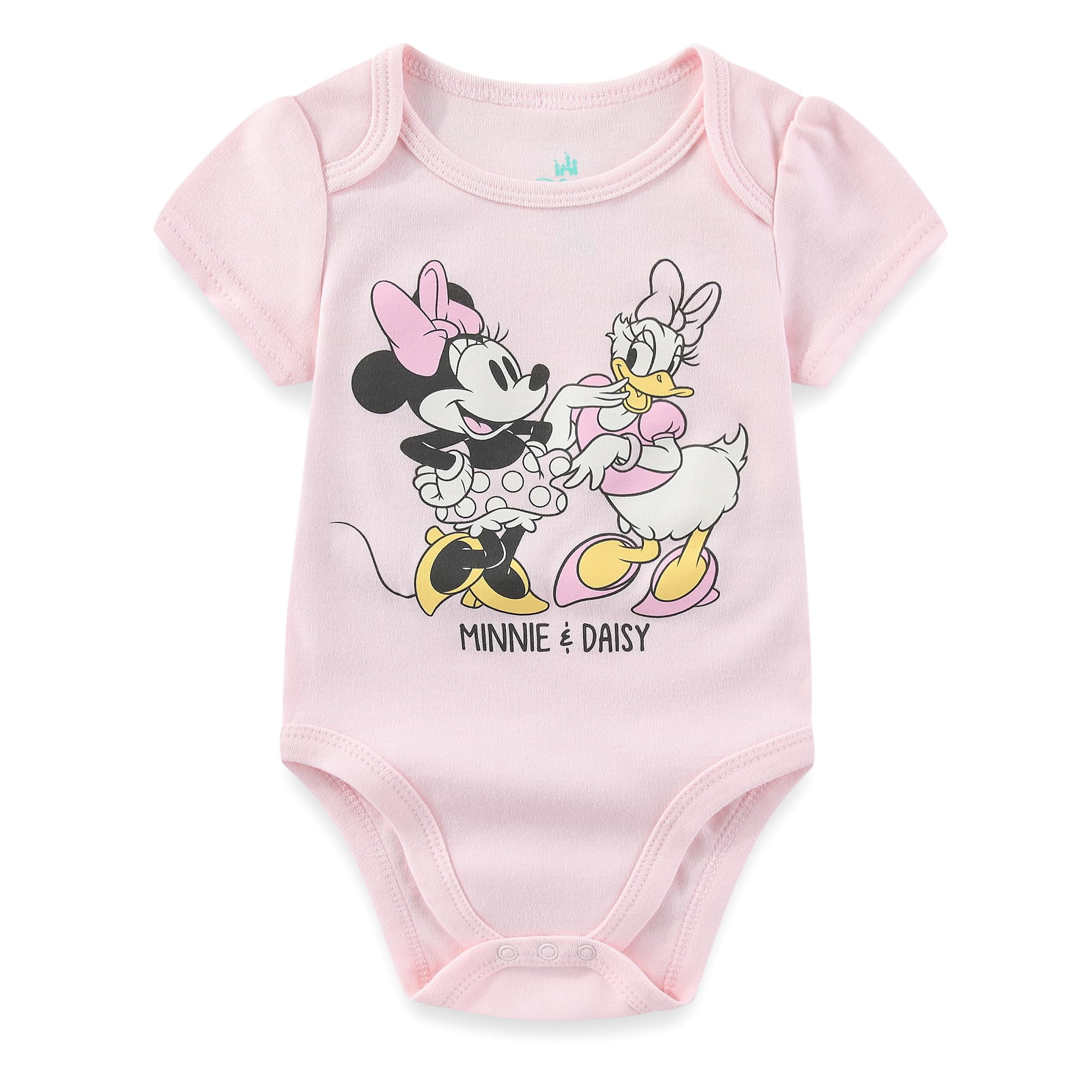 Disney Minnie Mouse Baby Bodysuits (Girls), 3 Pack, Sizes 3-18M